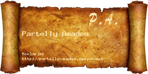 Partelly Amadea névjegykártya